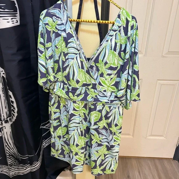 NWT Lilly Pulitzer Parigi knit SKORT ROMPER XL - Picture 3 of 4